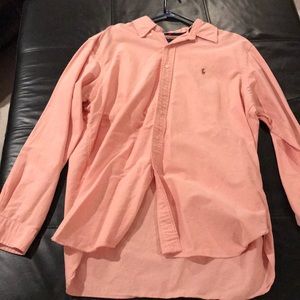 Ralph Lauren men’s dress shirt salmon XL